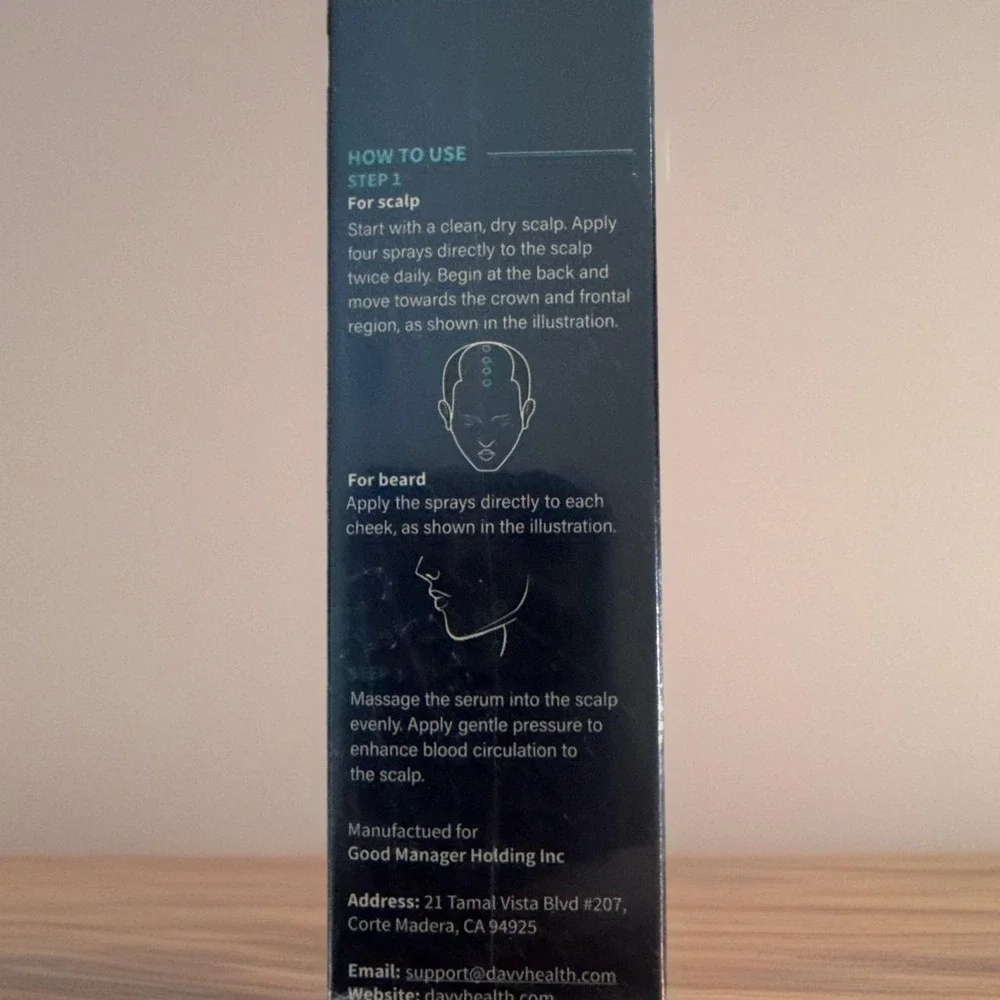 DAV 5% Minoxidil Hair Growth l Treatment Spray 60ml